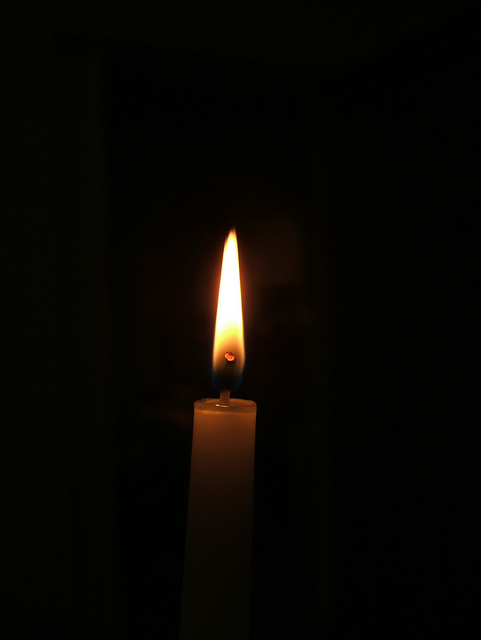 photo: Candle in the dark, by Andy Hay